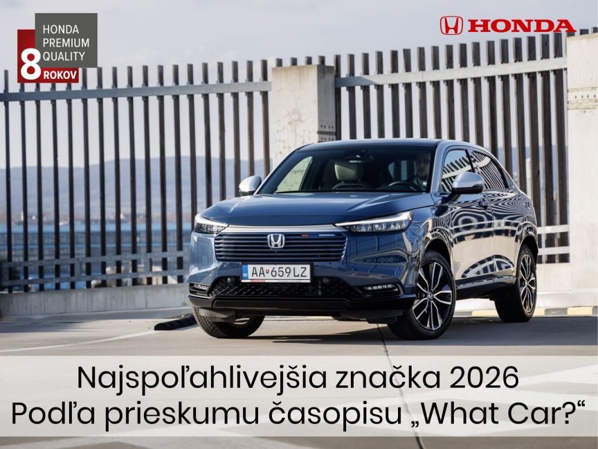HONDA JE OFICIÁLNE KRÁĽOM SPOĽAHLIVOSTI!