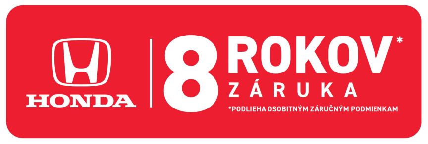8 rokov ZÁRUKA  / 160 000 km
