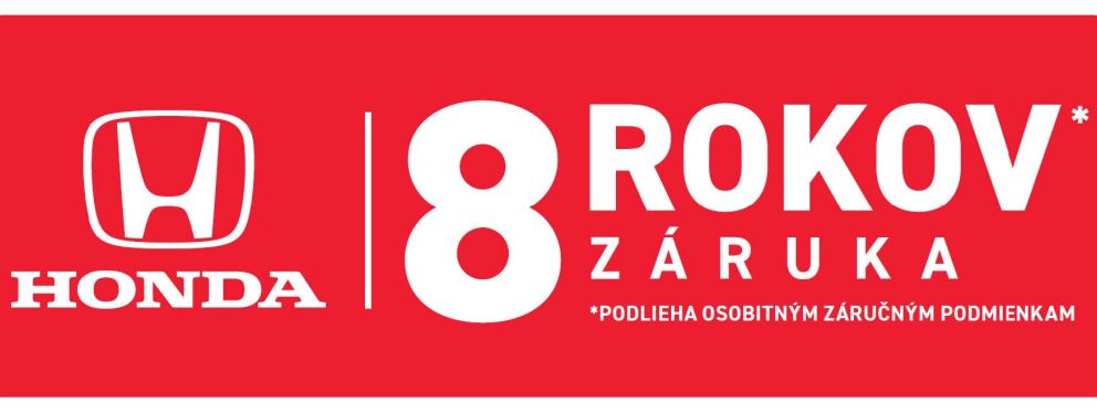 8 rokov ZÁRUKA  / 160 000 km