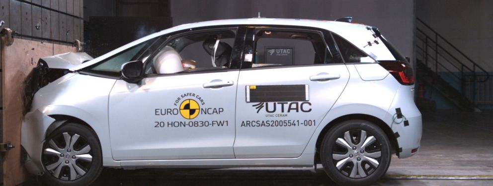 Honda Jazz e:HEV dosahuje päťhviezdičkové hodnotenie Euro NCAP